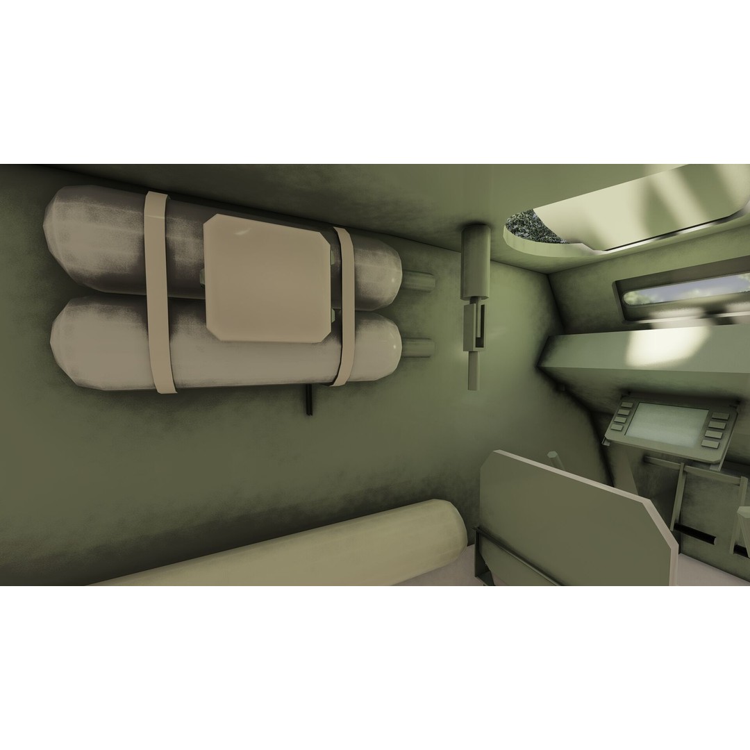 QN-506 Multi-Weapon Tracked Armored Vehicle 3D Model – Military Vehicle, FBX/OBJ - View 18