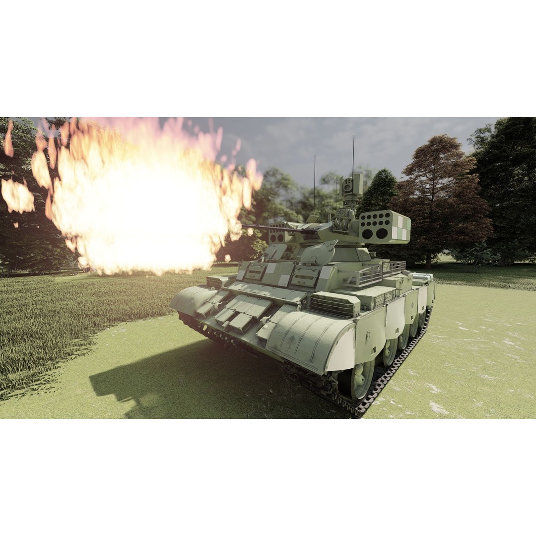QN-506 Multi-Weapon Tracked Armored Vehicle 3D Model – Military Vehicle, FBX/OBJ - View 20