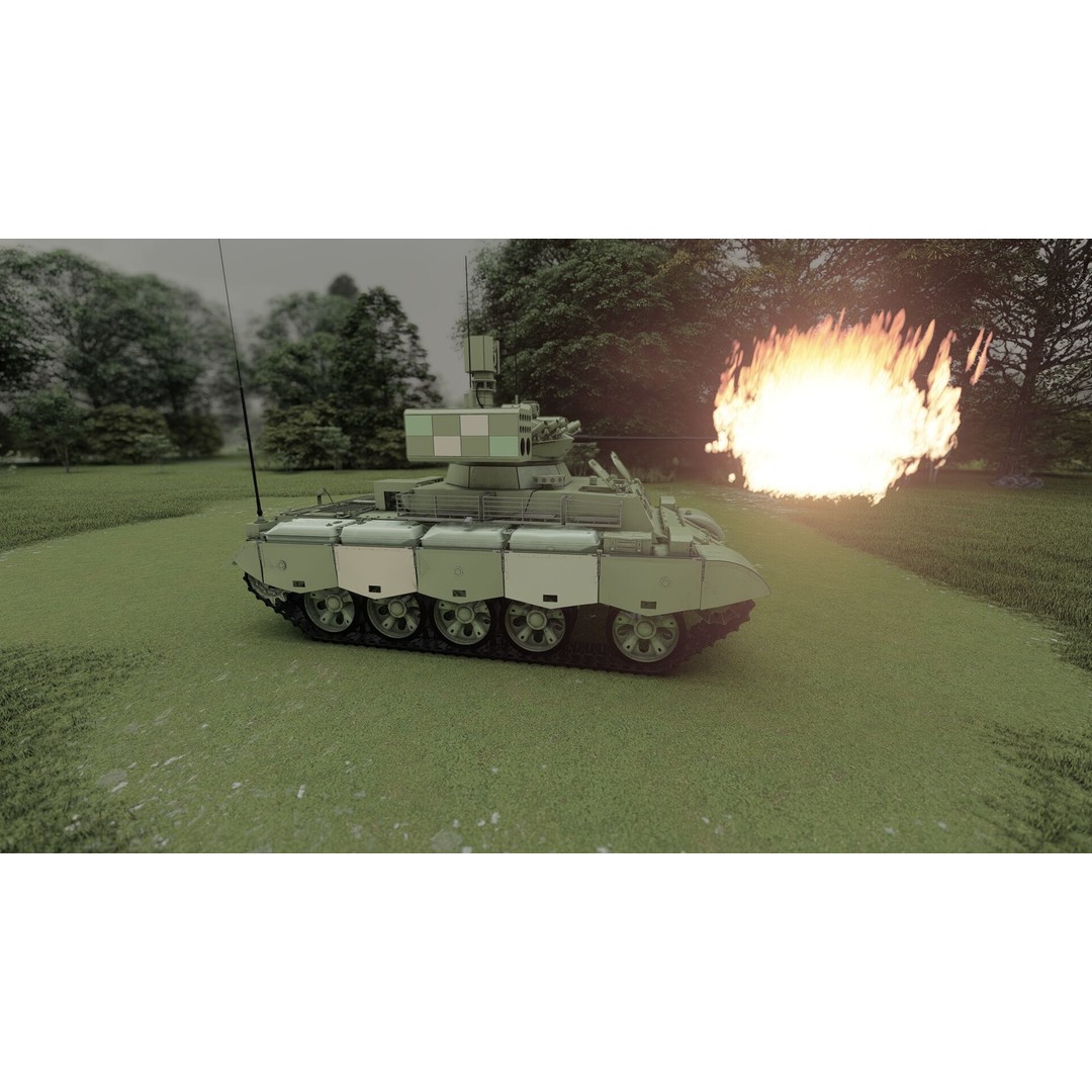 QN-506 Multi-Weapon Tracked Armored Vehicle 3D Model – Military Vehicle, FBX/OBJ - View 22