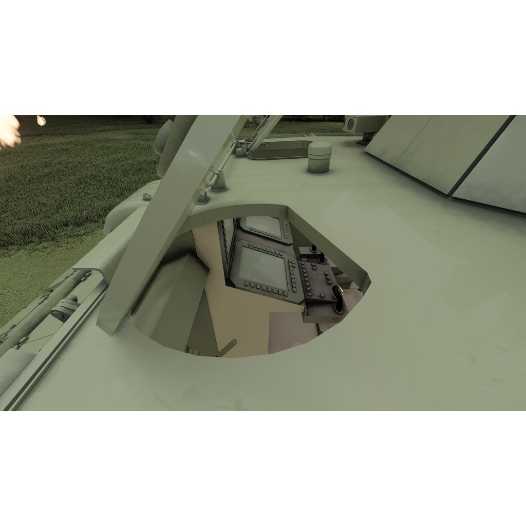 QN-506 Multi-Weapon Tracked Armored Vehicle 3D Model – Military Vehicle, FBX/OBJ - View 27