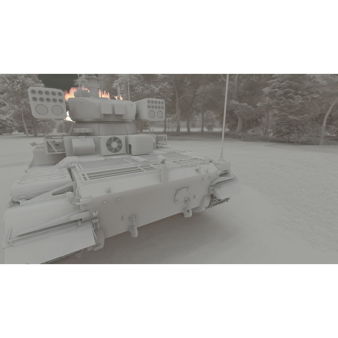 QN-506 Multi-Weapon Tracked Armored Vehicle 3D Model – Military Vehicle, FBX/OBJ - View 29