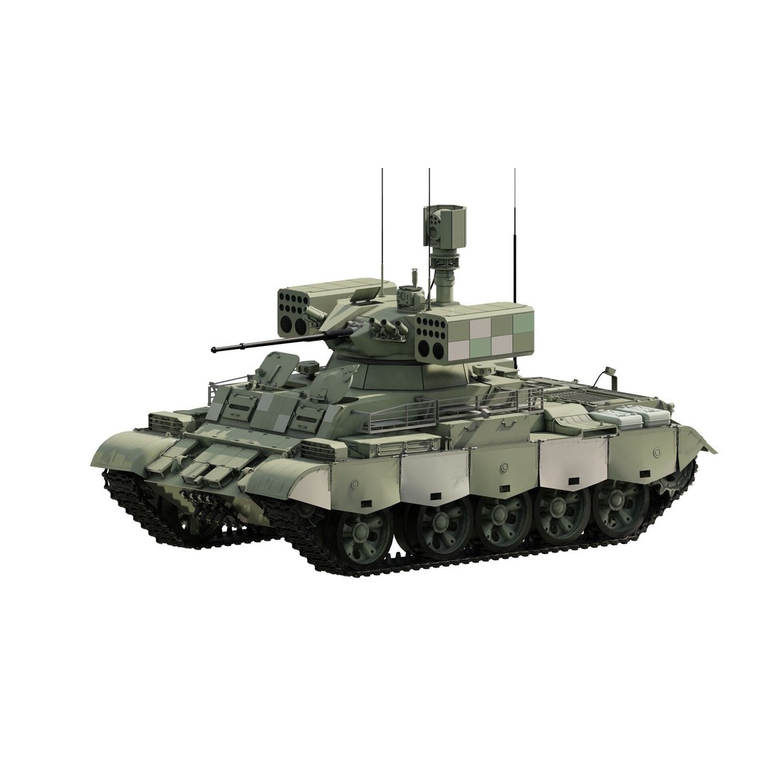 QN-506 Multi-Weapon Tracked Armored Vehicle 3D Model – Military Vehicle, FBX/OBJ - View 3