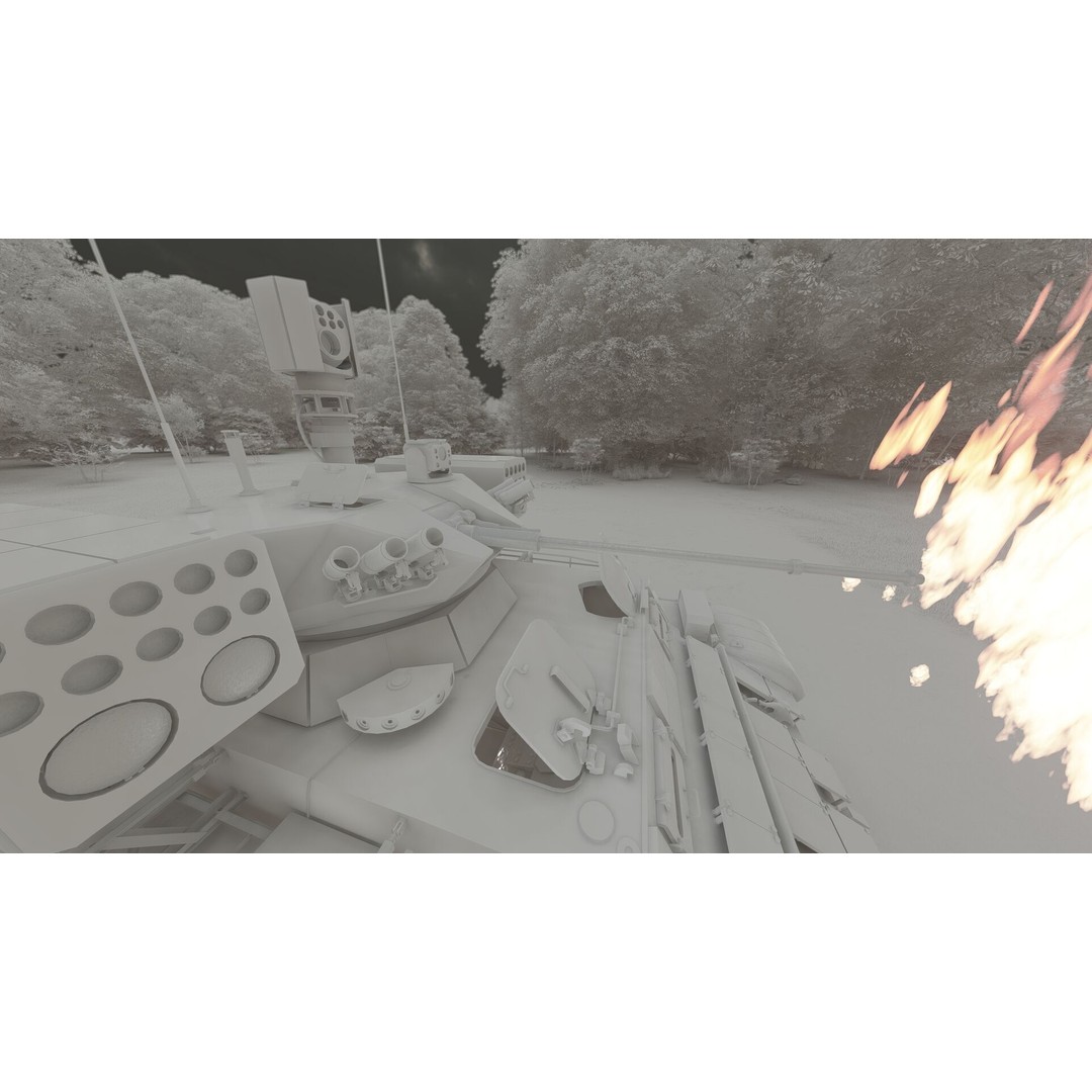 QN-506 Multi-Weapon Tracked Armored Vehicle 3D Model – Military Vehicle, FBX/OBJ - View 34
