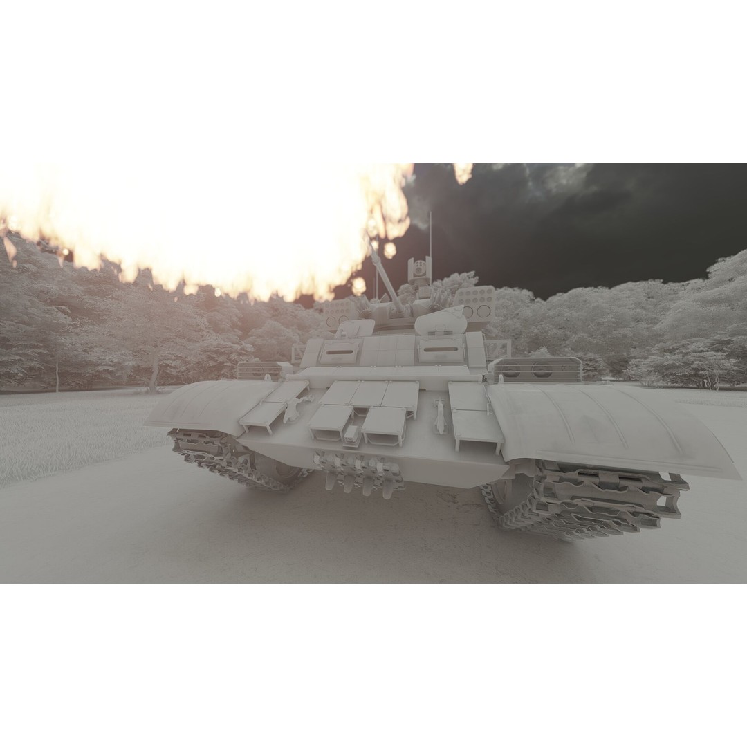 QN-506 Multi-Weapon Tracked Armored Vehicle 3D Model – Military Vehicle, FBX/OBJ - View 37