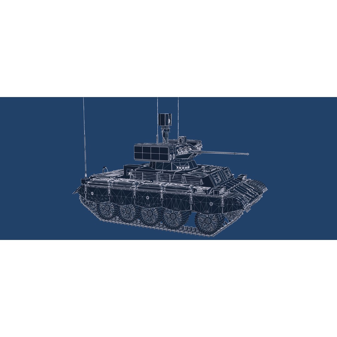 QN-506 Multi-Weapon Tracked Armored Vehicle 3D Model – Military Vehicle, FBX/OBJ - View 38