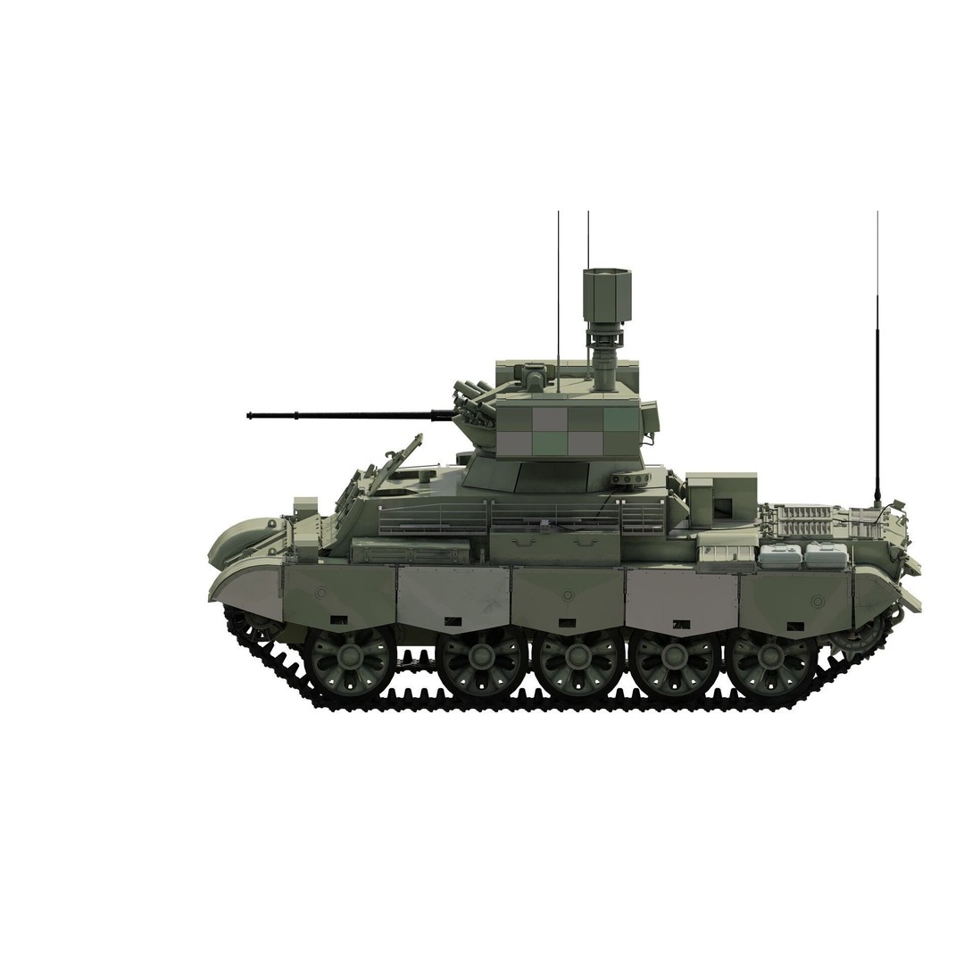 QN-506 Multi-Weapon Tracked Armored Vehicle 3D Model – Military Vehicle, FBX/OBJ - View 4