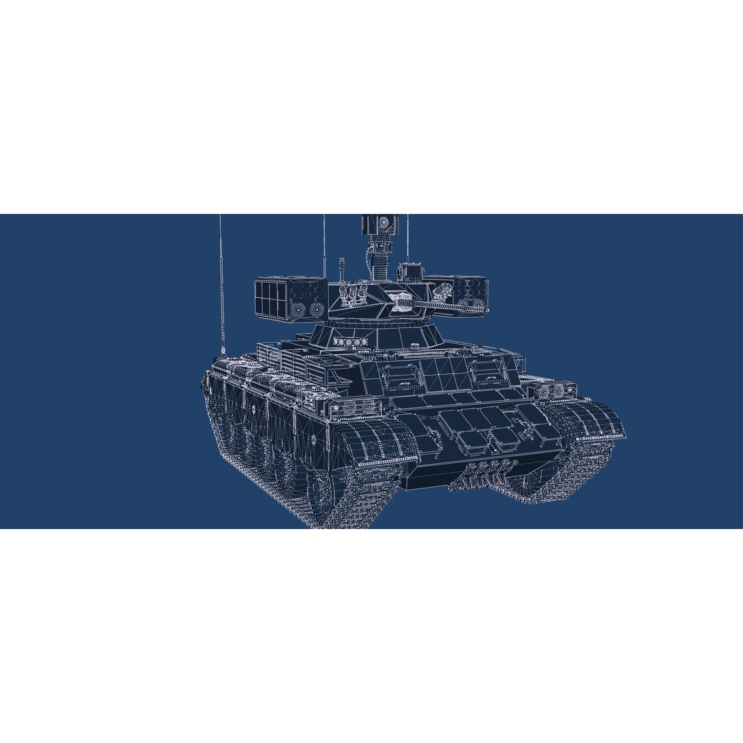QN-506 Multi-Weapon Tracked Armored Vehicle 3D Model – Military Vehicle, FBX/OBJ - View 40