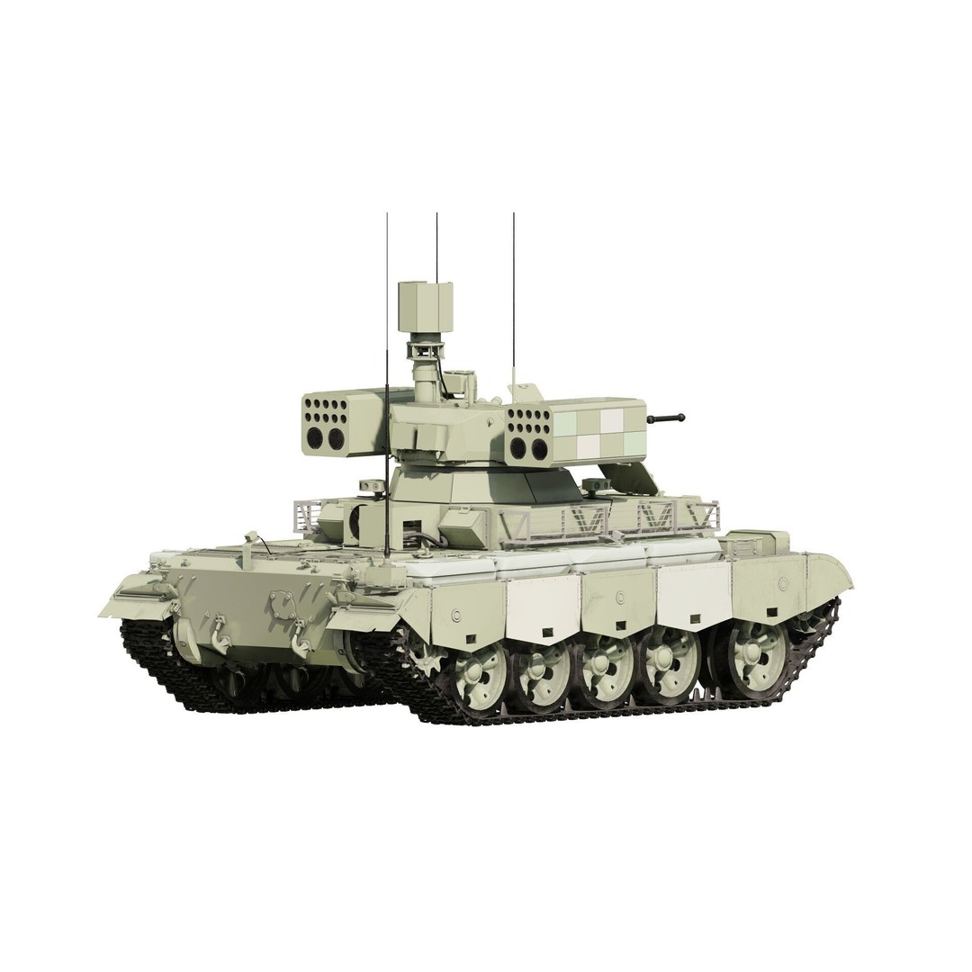 QN-506 Multi-Weapon Tracked Armored Vehicle 3D Model – Military Vehicle, FBX/OBJ - View 6