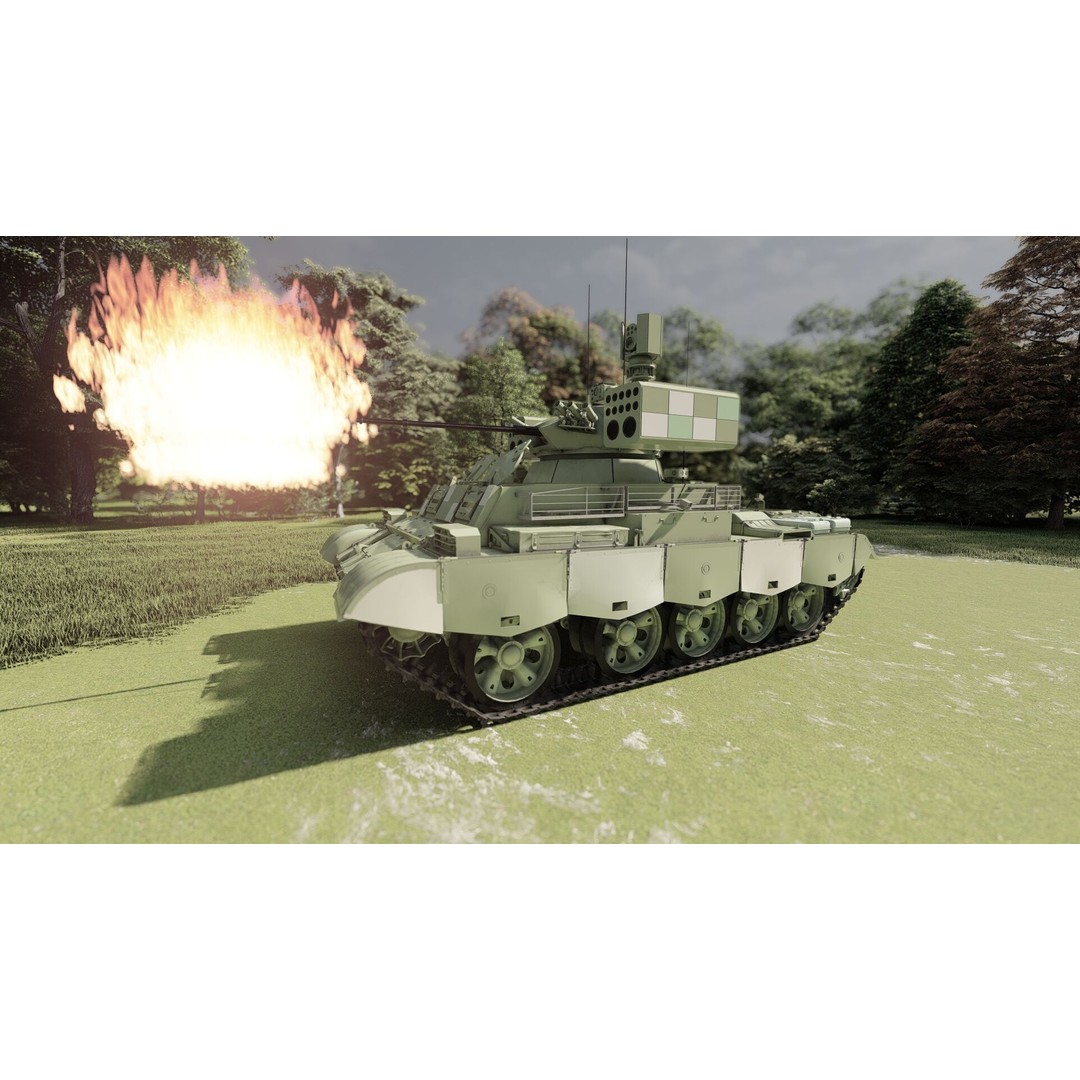 QN-506 Multi-Weapon Tracked Armored Vehicle 3D Model – Military Vehicle, FBX/OBJ - View 8