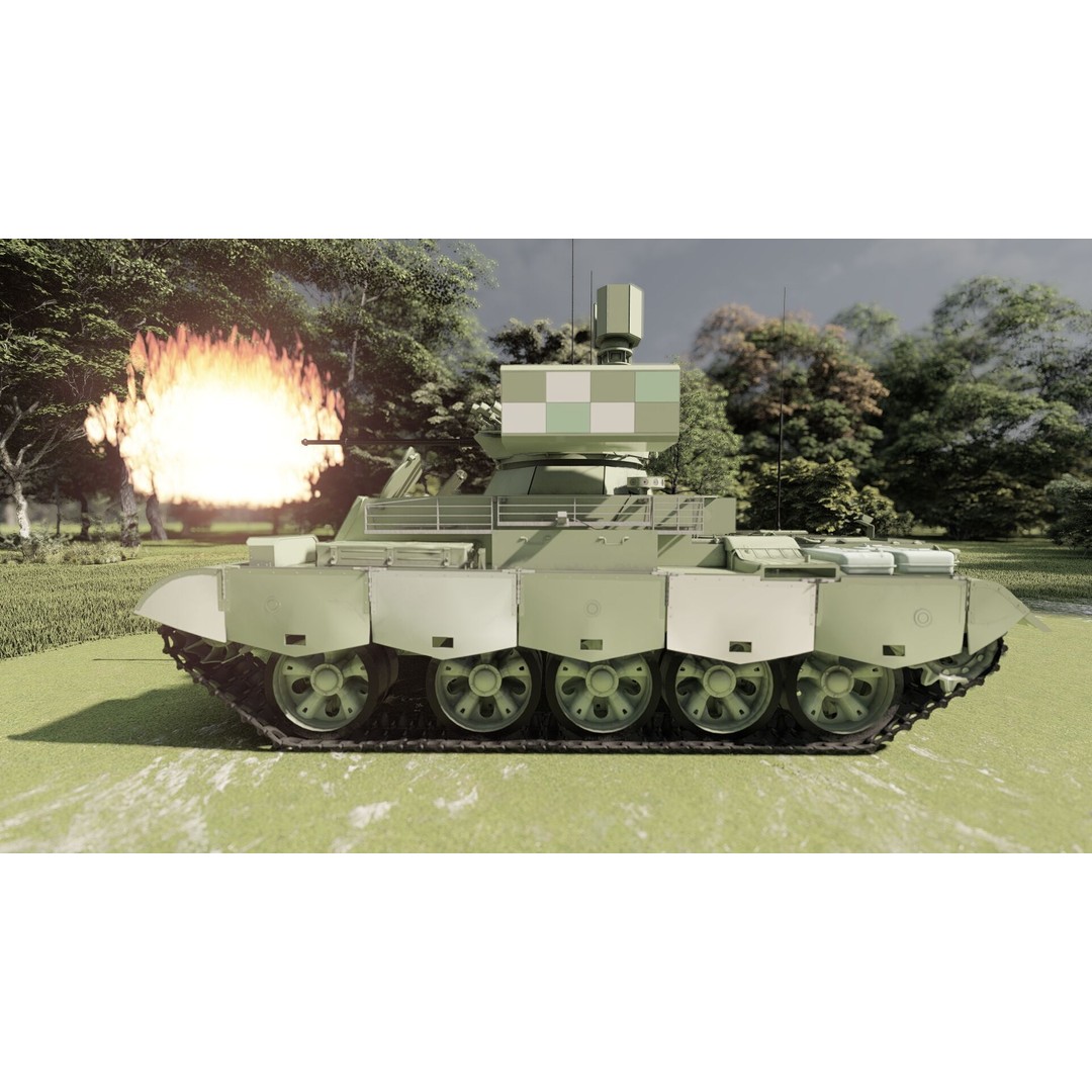QN-506 Multi-Weapon Tracked Armored Vehicle 3D Model – Military Vehicle, FBX/OBJ - View 9
