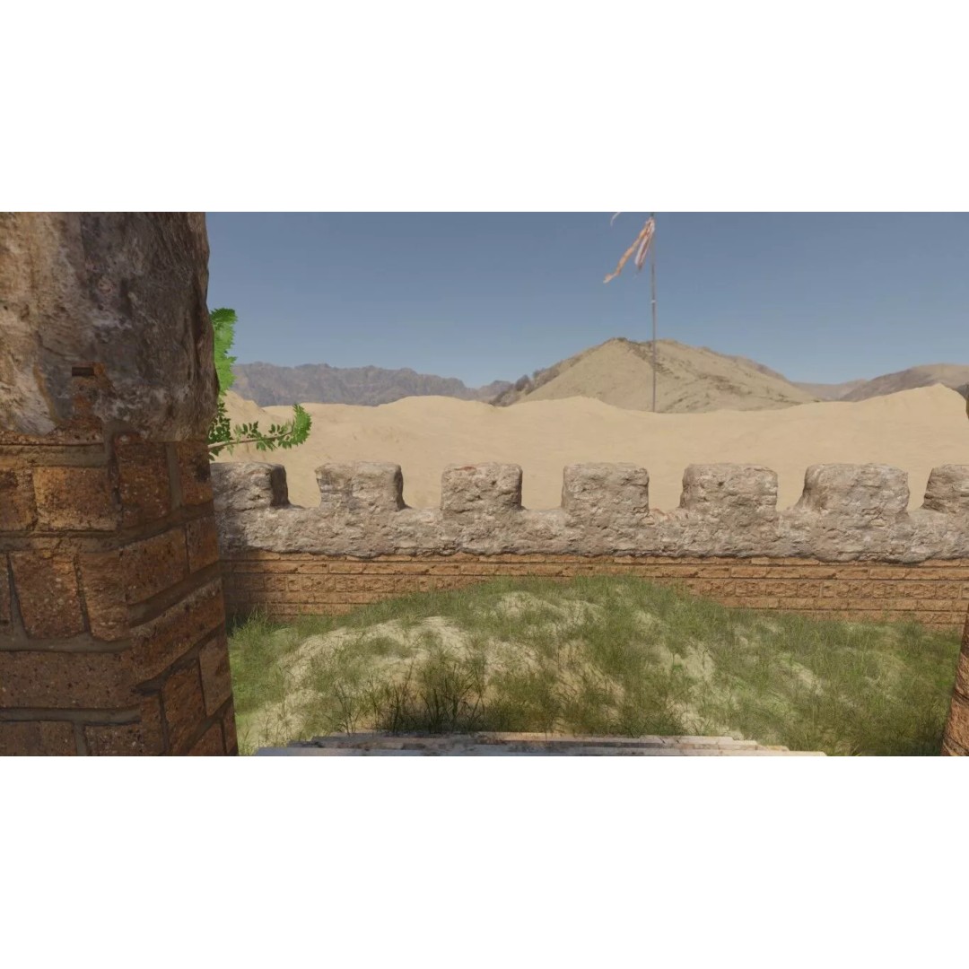 Castle Compound 3D Model – Realistic Medieval Environment, Blender - View 5