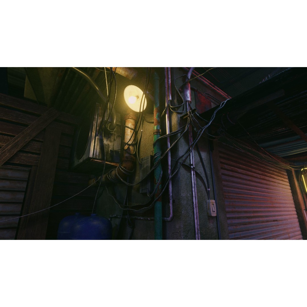 Cairo City Cyberpunk Streets 3D Model – Day & Night Modes, Animated Neon Signs - View 25