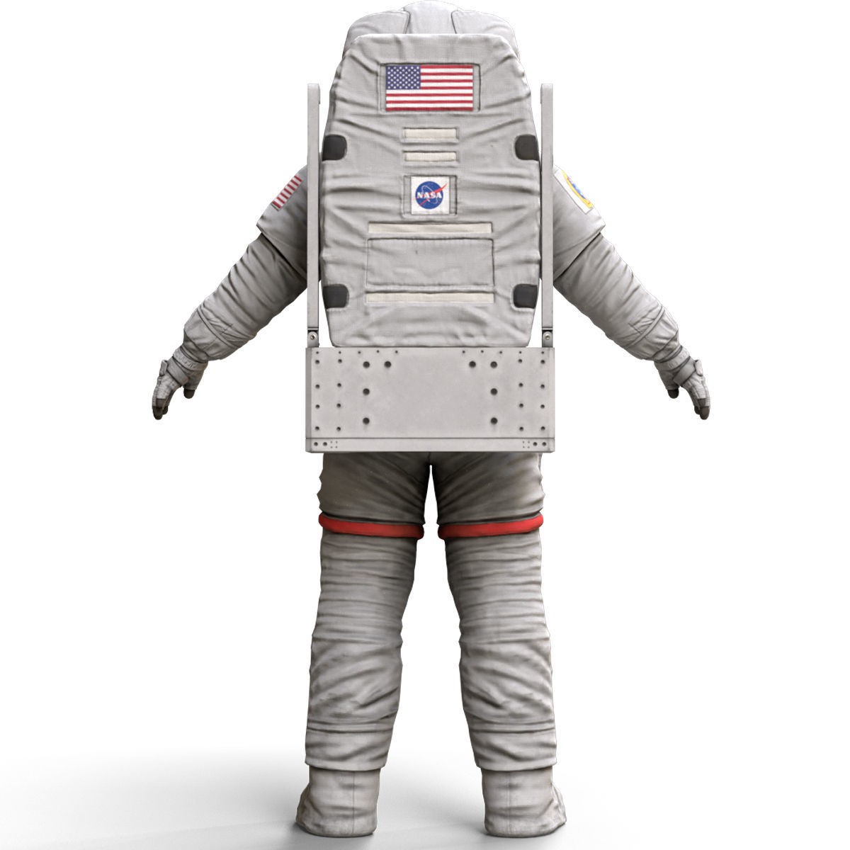 CS05 Space Suit - Low-Poly Game-Ready 3D Model - View 13