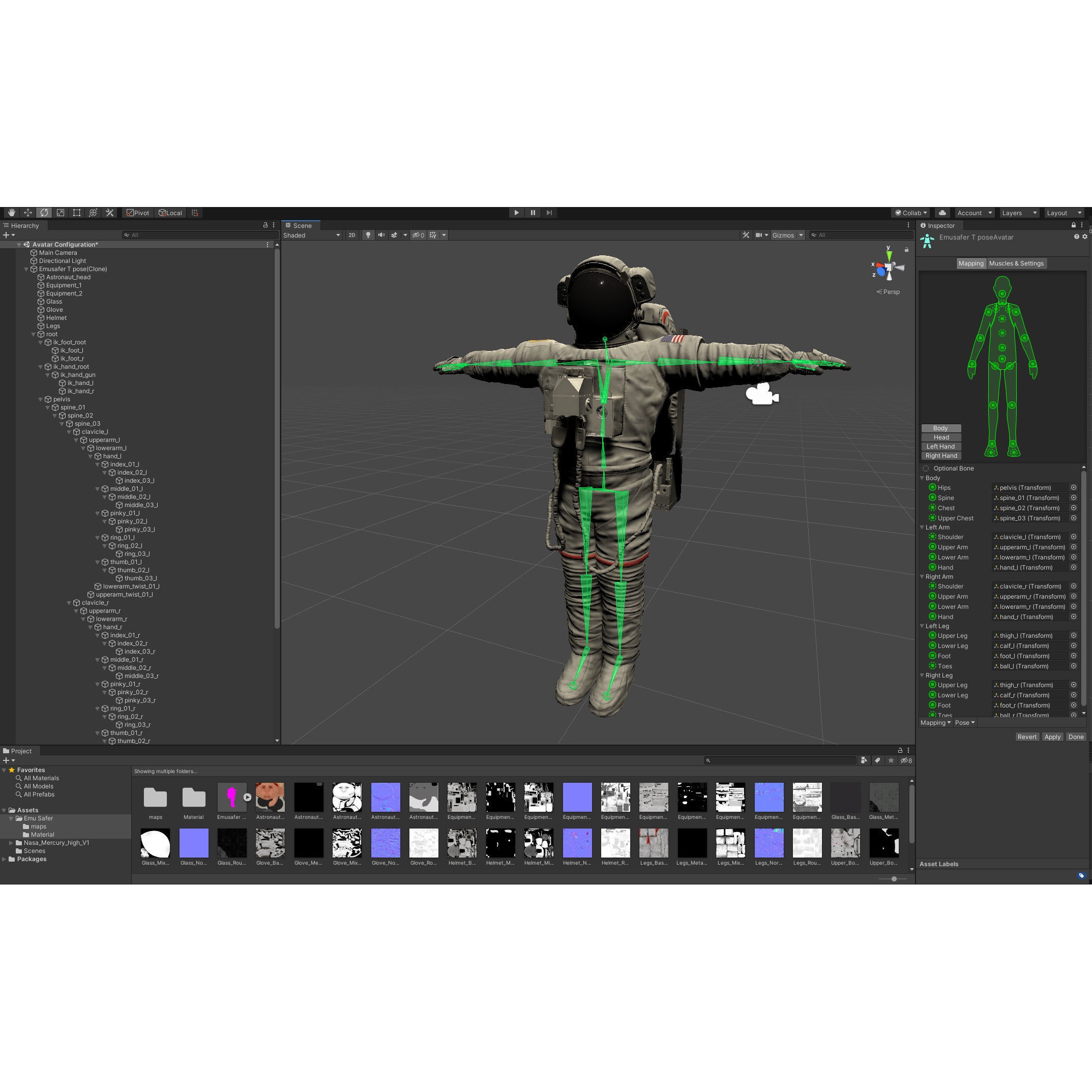 CS05 Space Suit - Low-Poly Game-Ready 3D Model - View 15