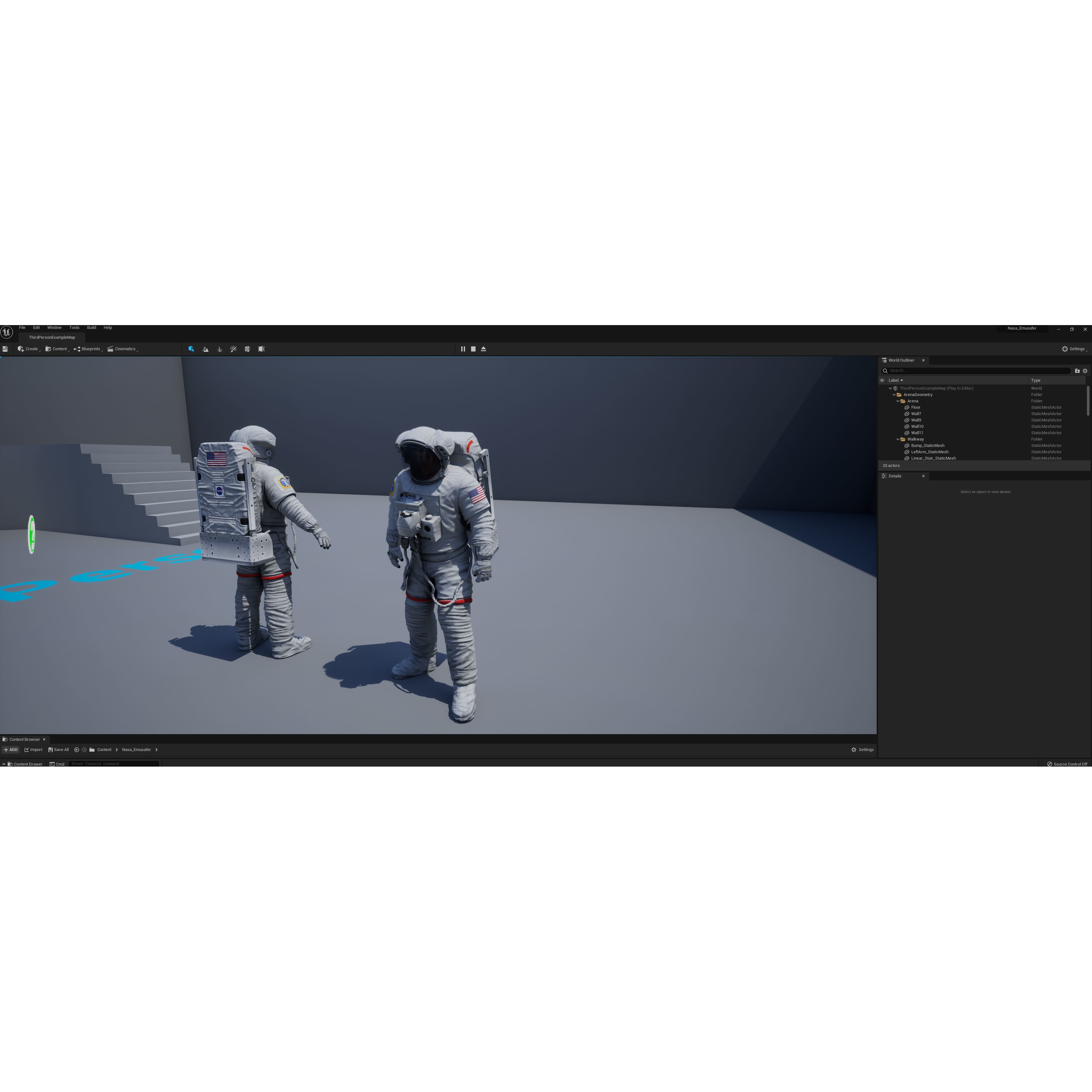 CS05 Space Suit - Low-Poly Game-Ready 3D Model - View 16