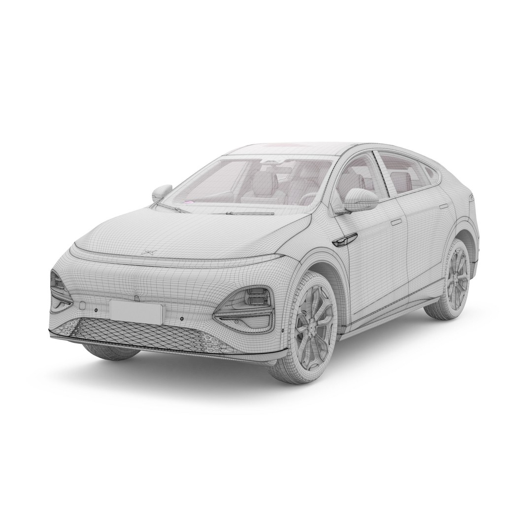 2026 Xpeng G6 3D Model – High Poly SUV with Interior, FBX, Blender - View 17
