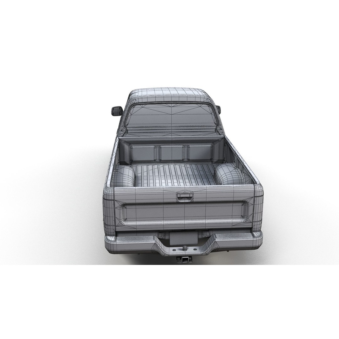 Toyota Hilux SR5 Pickup 3D Model – Low Poly Game Ready Asset, FBX - View 17
