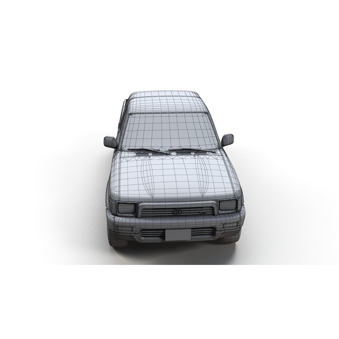 Toyota Hilux SR5 Pickup 3D Model – Low Poly Game Ready Asset, FBX - View 18