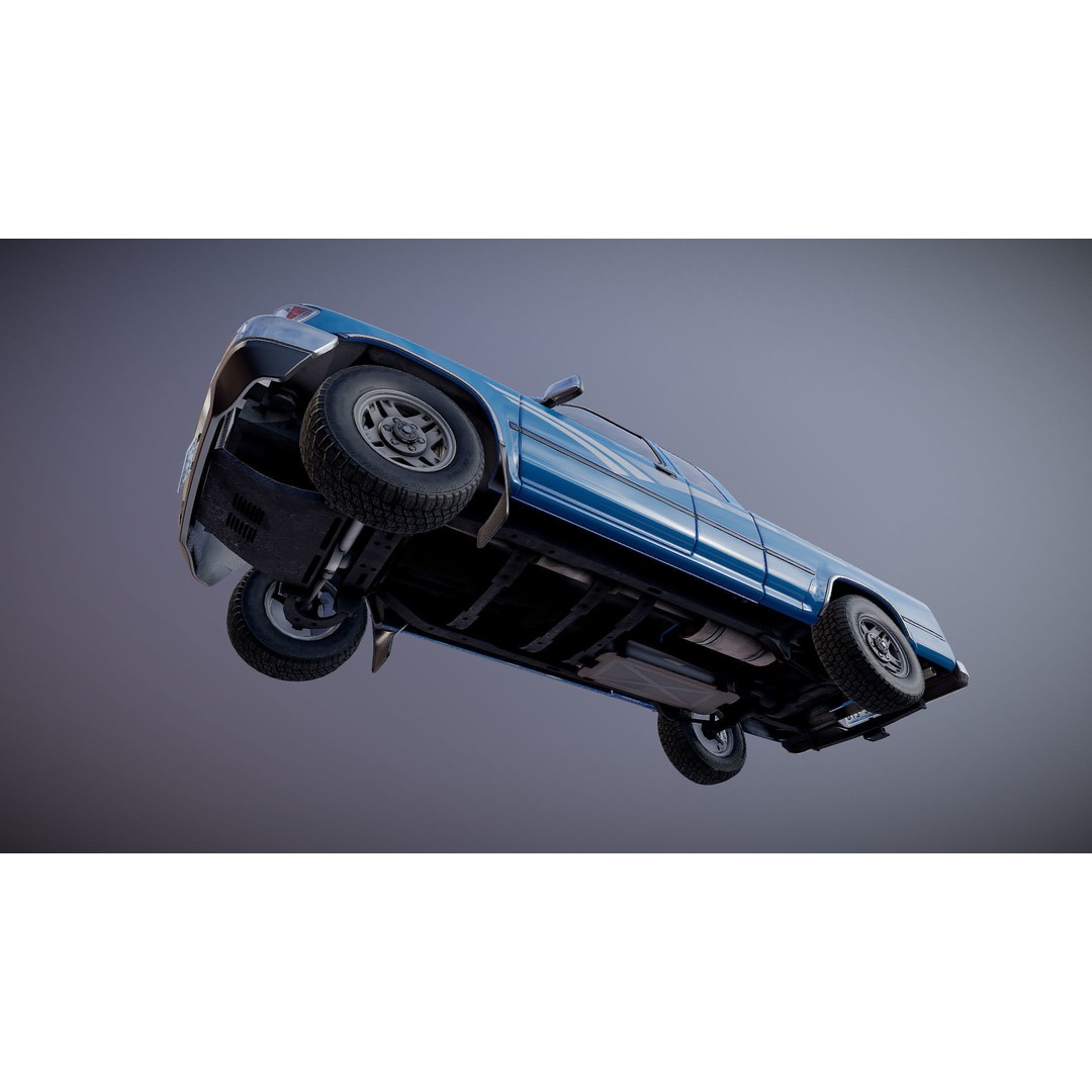 Toyota Hilux SR5 Pickup 3D Model – Low Poly Game Ready Asset, FBX - View 29