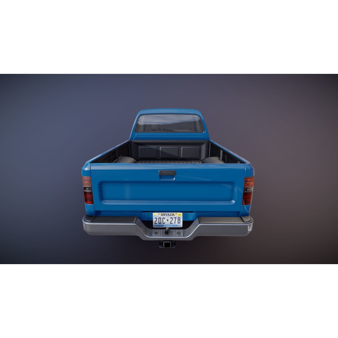 Toyota Hilux SR5 Pickup 3D Model – Low Poly Game Ready Asset, FBX - View 30