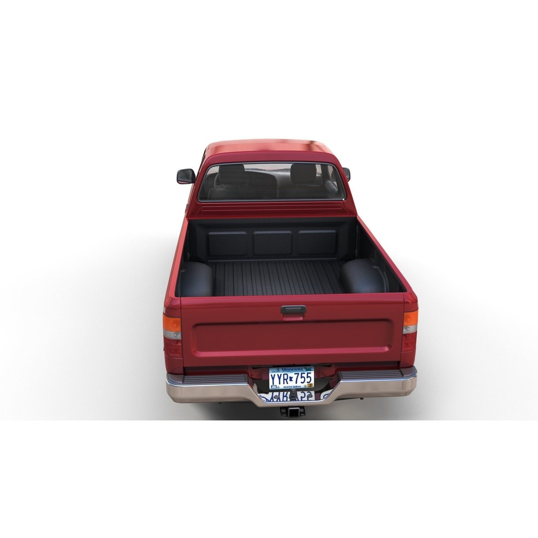 Toyota Hilux SR5 Pickup 3D Model – Low Poly Game Ready Asset, FBX - View 9