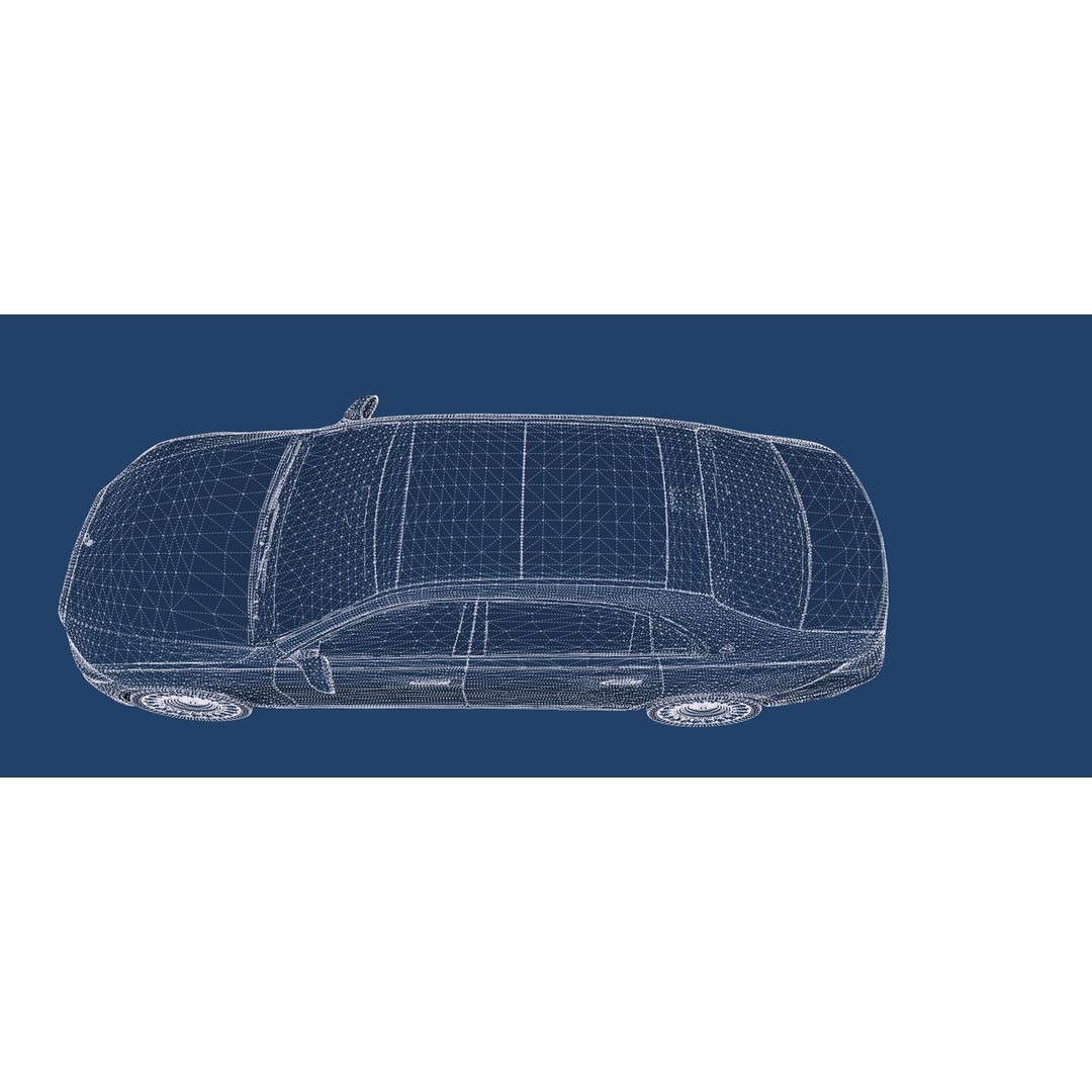 MAYBACH S680 3D Model – High Poly Luxury Car with Interior, FBX & OBJ