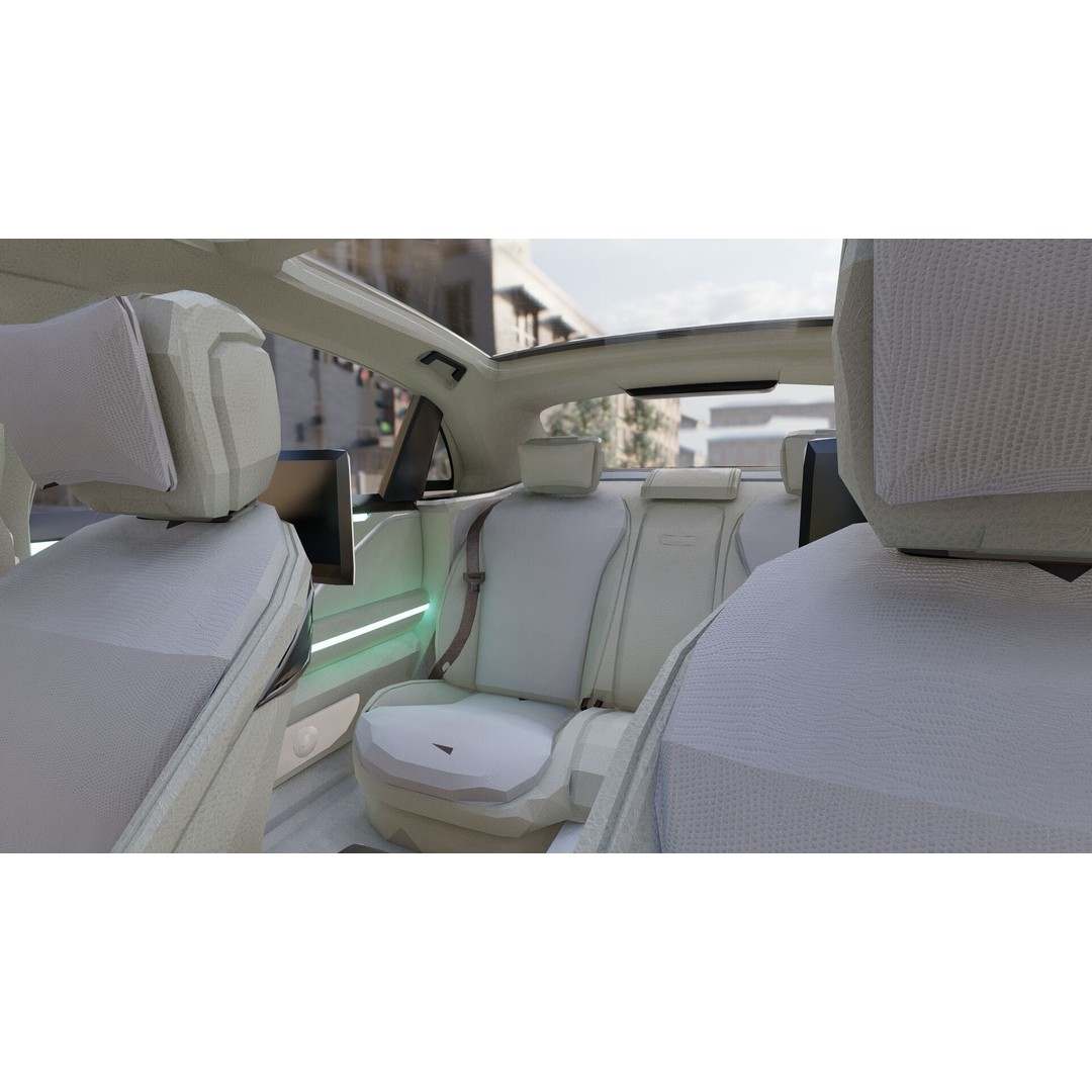 MAYBACH S680 3D Model – High Poly Luxury Car with Interior, FBX & OBJ - View 11