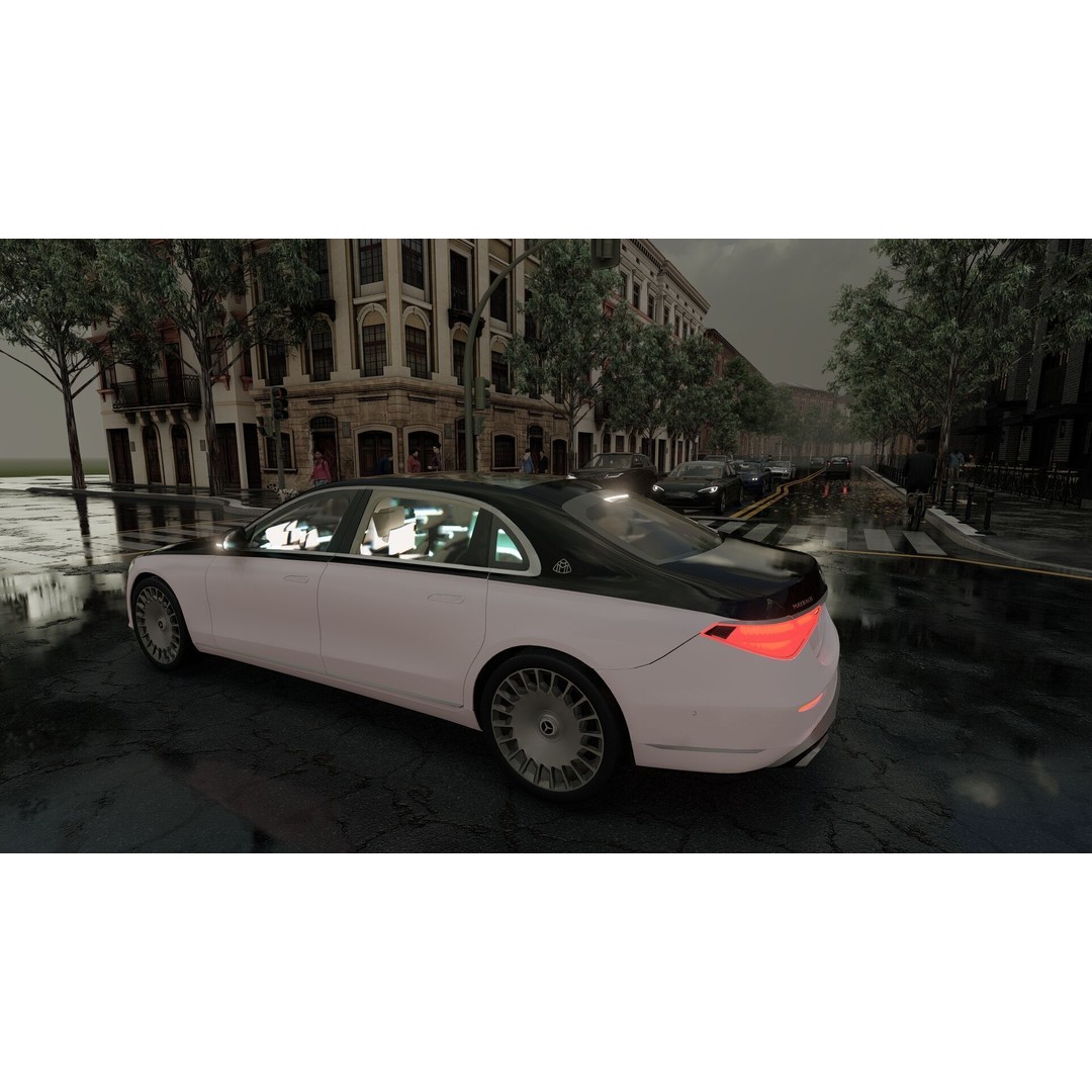 MAYBACH S680 3D Model – High Poly Luxury Car with Interior, FBX & OBJ - View 15