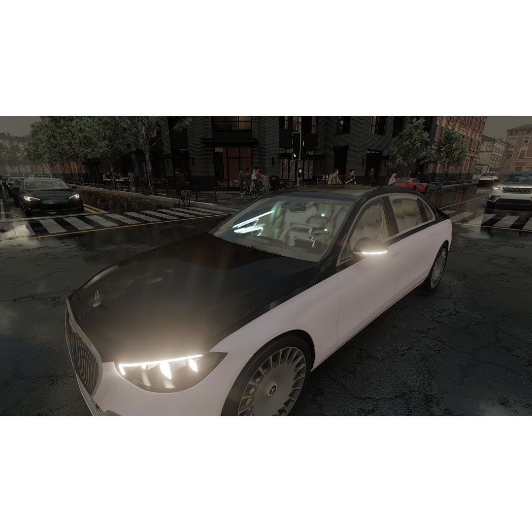 MAYBACH S680 3D Model – High Poly Luxury Car with Interior, FBX & OBJ - View 16