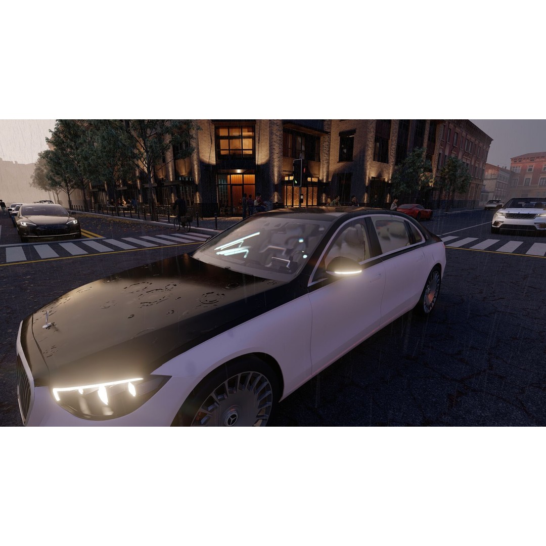 MAYBACH S680 3D Model – High Poly Luxury Car with Interior, FBX & OBJ - View 19