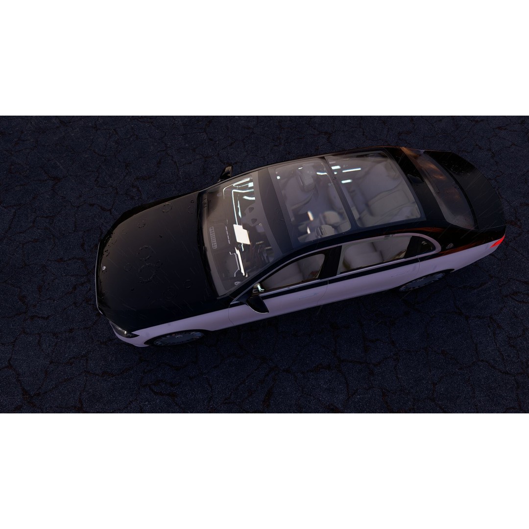 MAYBACH S680 3D Model – High Poly Luxury Car with Interior, FBX & OBJ - View 20