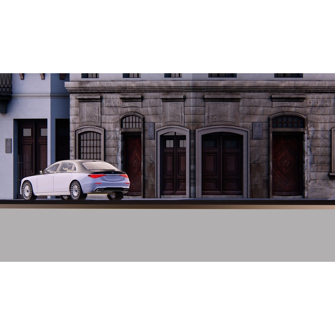 MAYBACH S680 3D Model – High Poly Luxury Car with Interior, FBX & OBJ - View 28