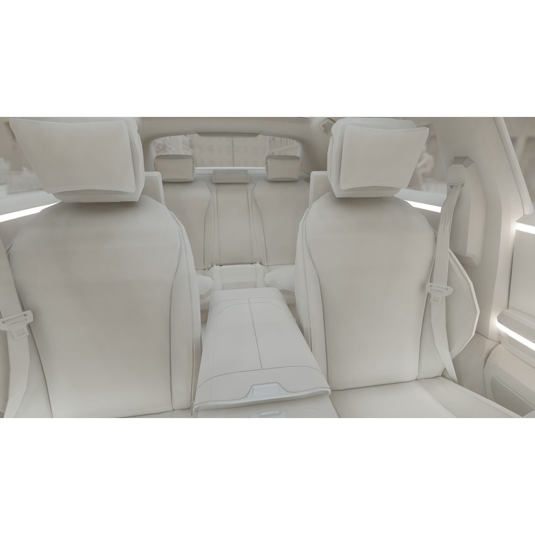 MAYBACH S680 3D Model – High Poly Luxury Car with Interior, FBX & OBJ - View 35