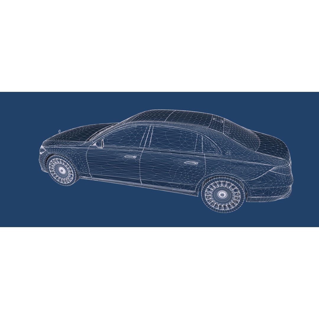 MAYBACH S680 3D Model – High Poly Luxury Car with Interior, FBX & OBJ - View 37