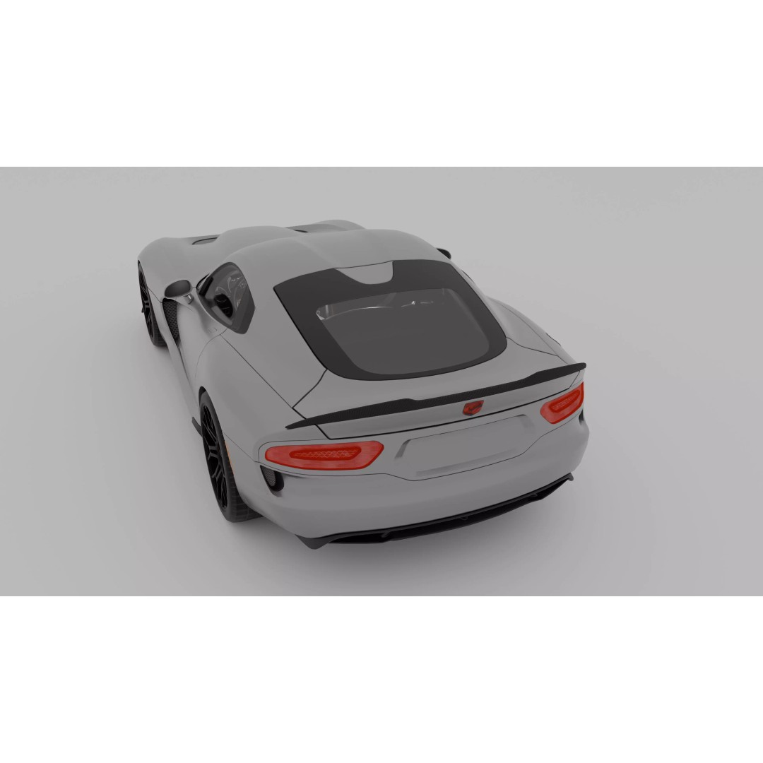 Dodge Viper GTS 3D Model – High Poly Game-Ready Asset, FBX, OBJ - View 10