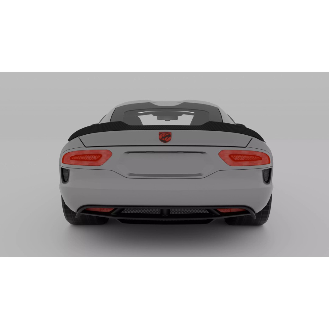 Dodge Viper GTS 3D Model – High Poly Game-Ready Asset, FBX, OBJ - View 11