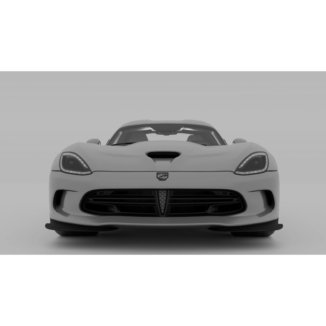 Dodge Viper GTS 3D Model – High Poly Game-Ready Asset, FBX, OBJ - View 4