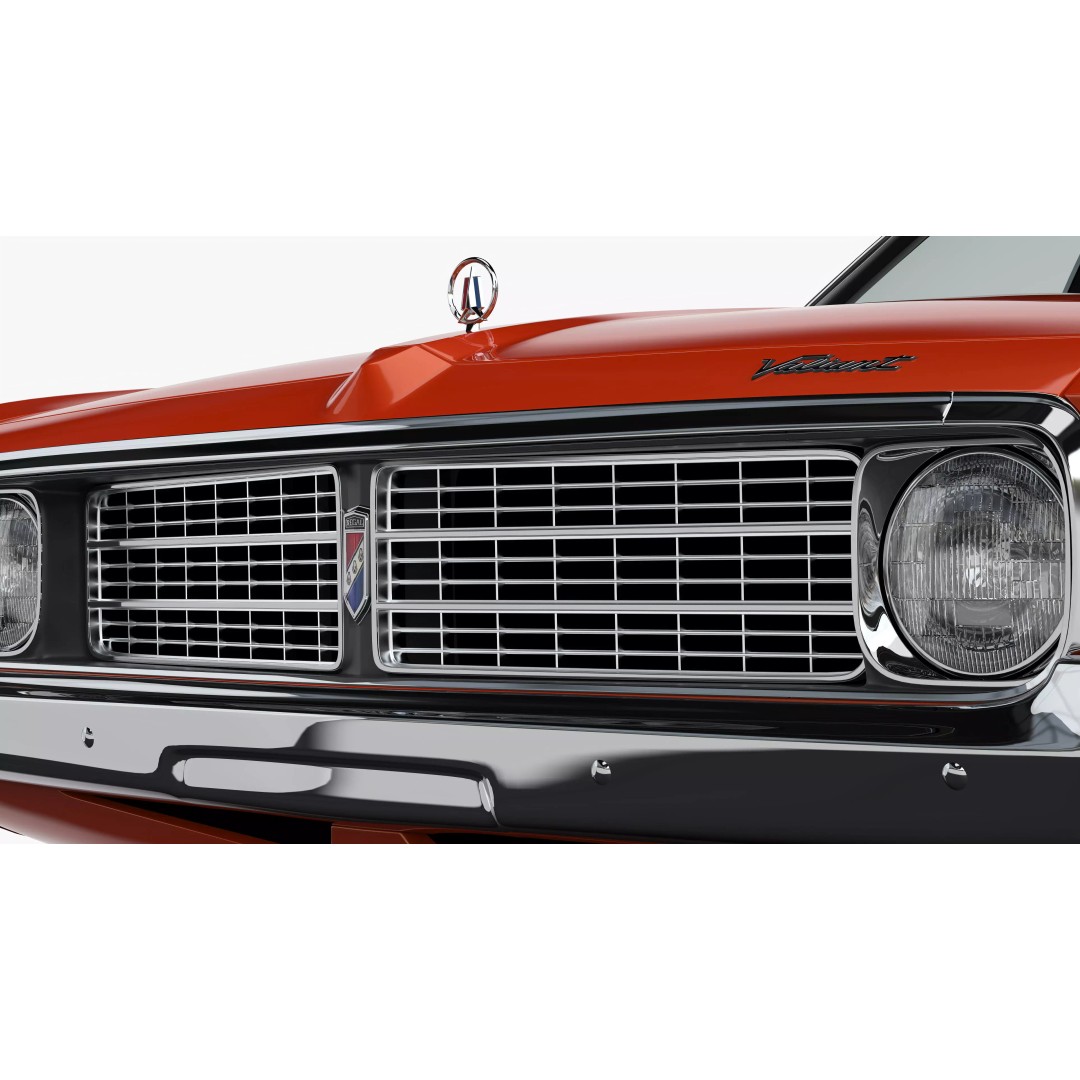 Chrysler VJ Valiant Regal Sedan 3D Model – High Poly, Game Ready, FBX/OBJ - View 12