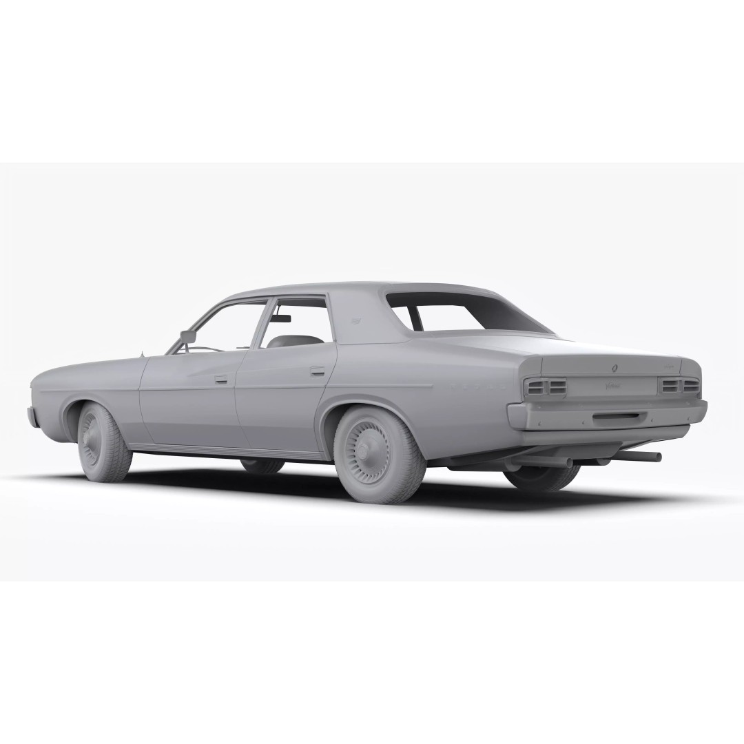 Chrysler VJ Valiant Regal Sedan 3D Model – High Poly, Game Ready, FBX/OBJ - View 14