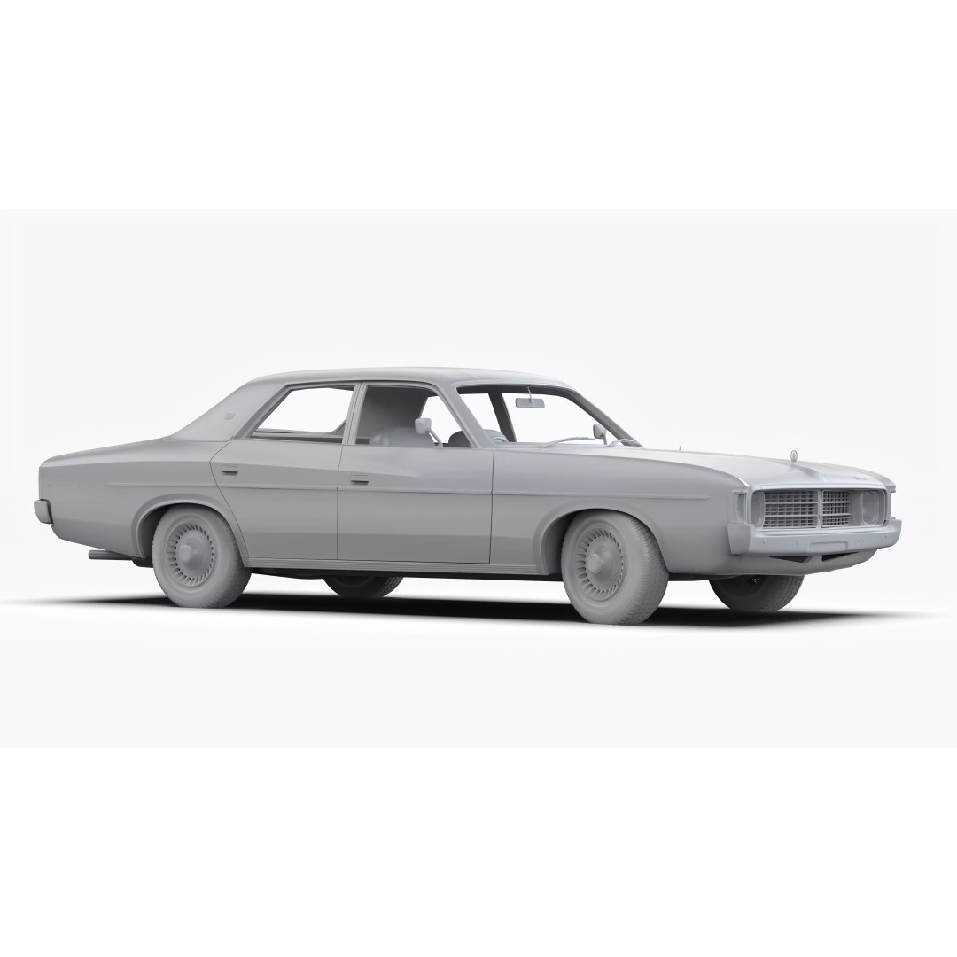 Chrysler VJ Valiant Regal Sedan 3D Model – High Poly, Game Ready, FBX/OBJ - View 16