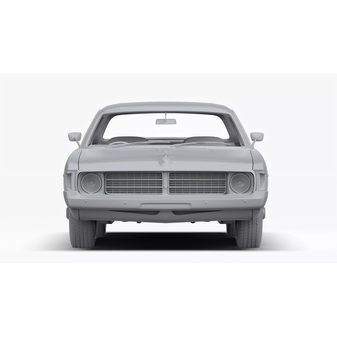 Chrysler VJ Valiant Regal Sedan 3D Model – High Poly, Game Ready, FBX/OBJ - View 17