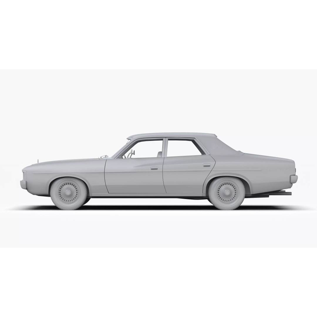 Chrysler VJ Valiant Regal Sedan 3D Model – High Poly, Game Ready, FBX/OBJ - View 19