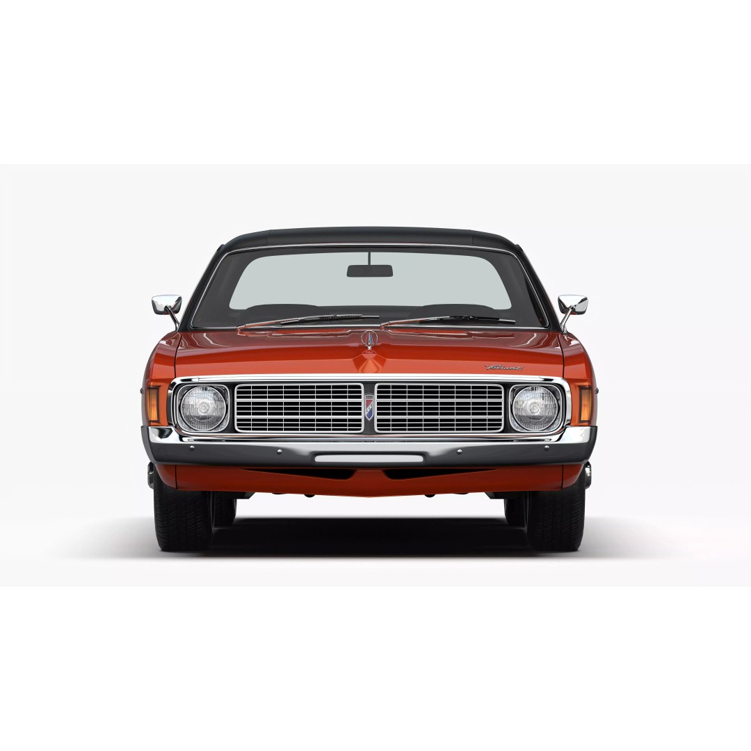 Chrysler VJ Valiant Regal Sedan 3D Model – High Poly, Game Ready, FBX/OBJ - View 7