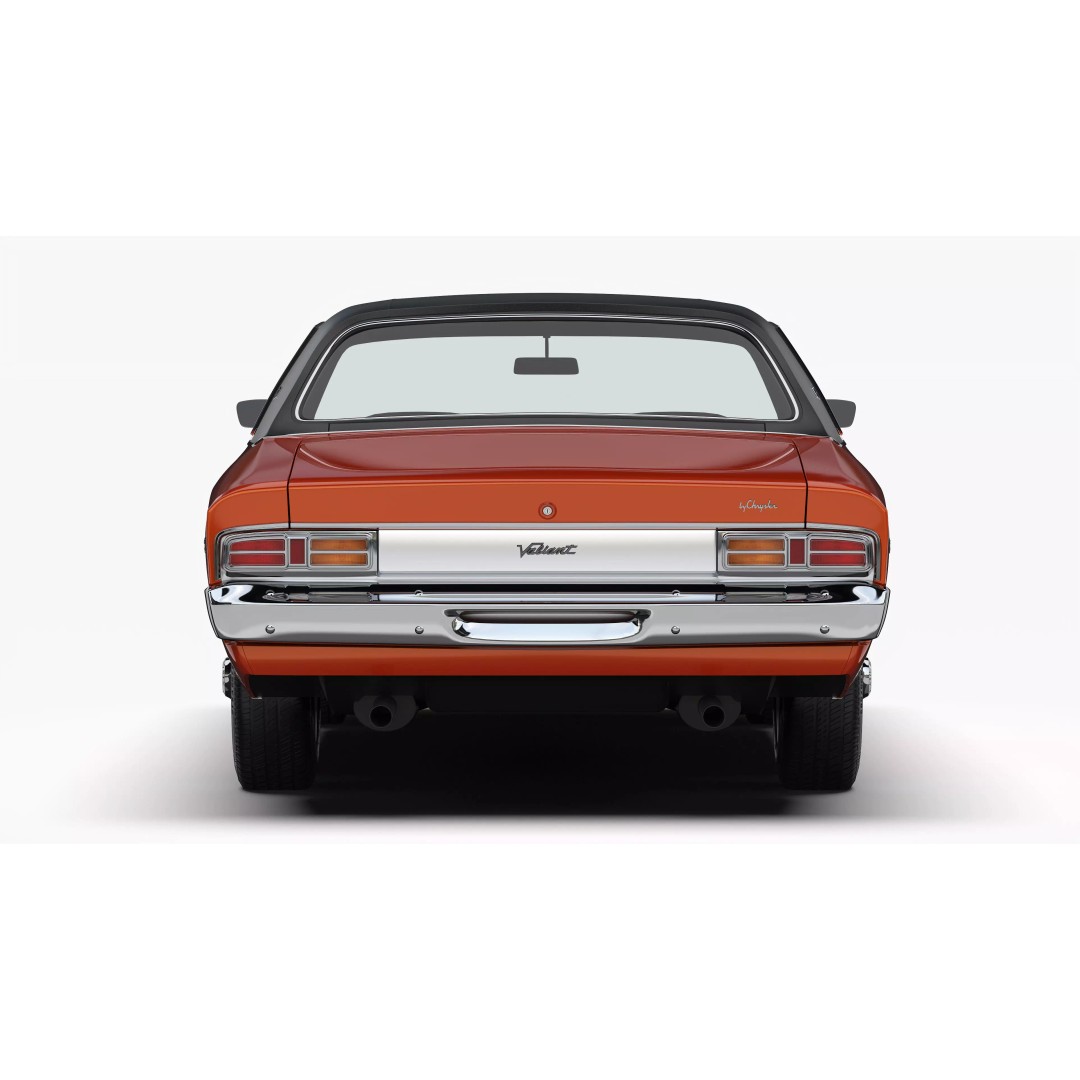 Chrysler VJ Valiant Regal Sedan 3D Model – High Poly, Game Ready, FBX/OBJ - View 8
