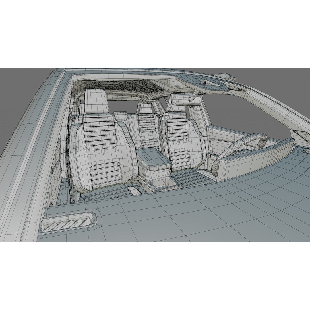 Renault 4 E-Tech 2026 3D Model – Detailed SUV with Interior, FBX & OBJ