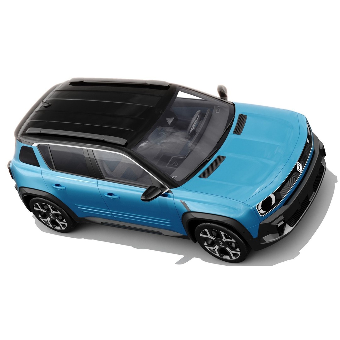 Renault 4 E-Tech 2026 3D Model – Detailed SUV with Interior, FBX & OBJ - View 10