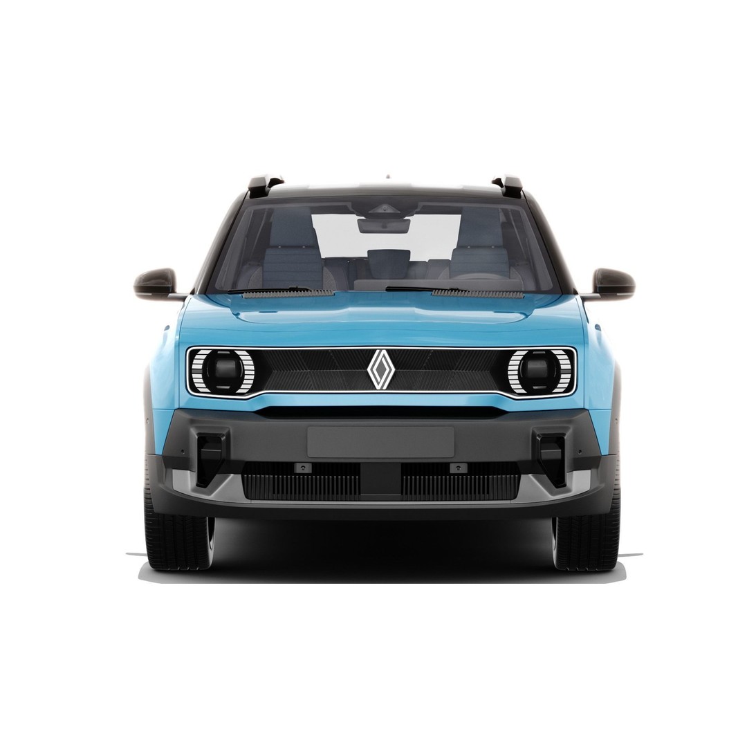 Renault 4 E-Tech 2026 3D Model – Detailed SUV with Interior, FBX & OBJ - View 11