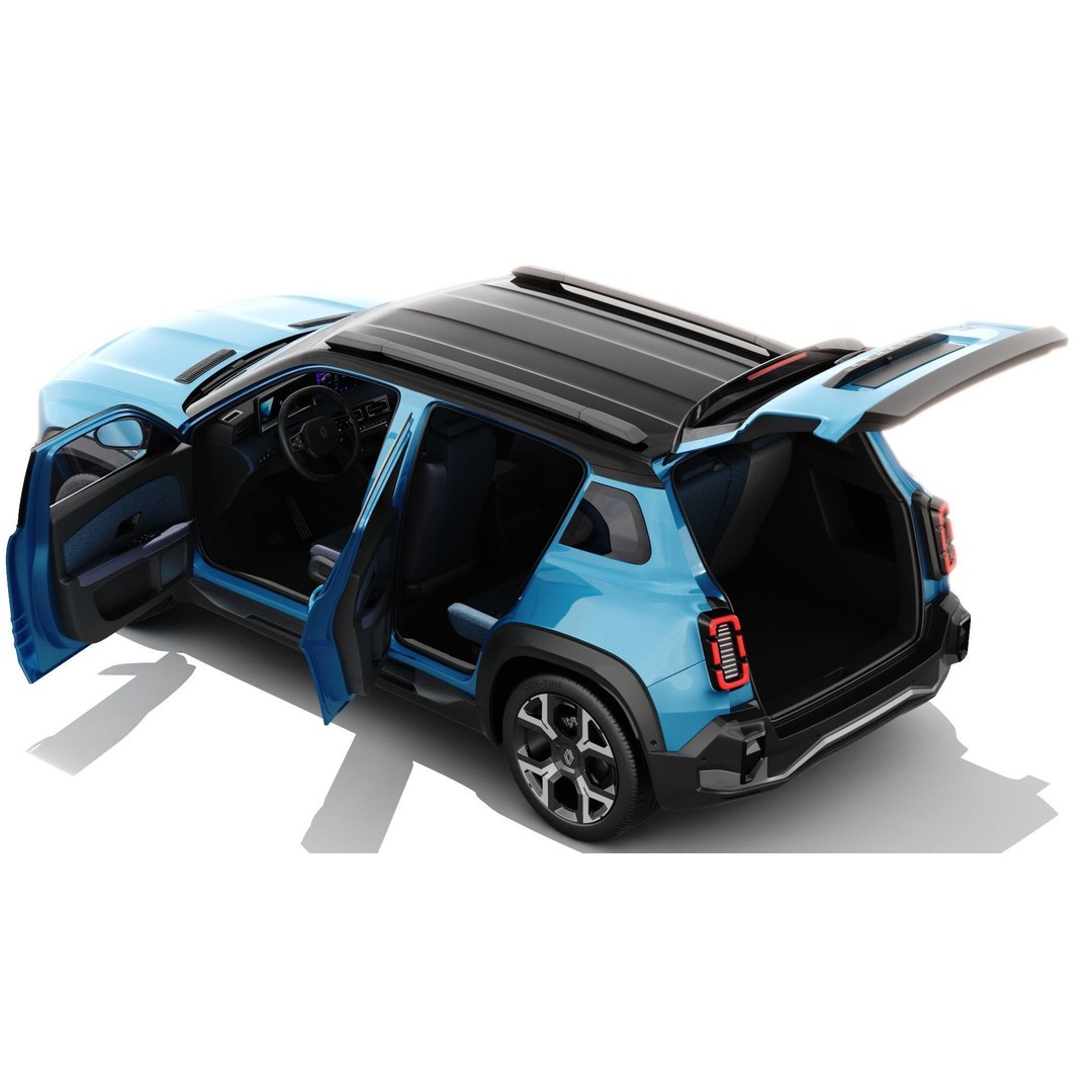 Renault 4 E-Tech 2026 3D Model – Detailed SUV with Interior, FBX & OBJ - View 4