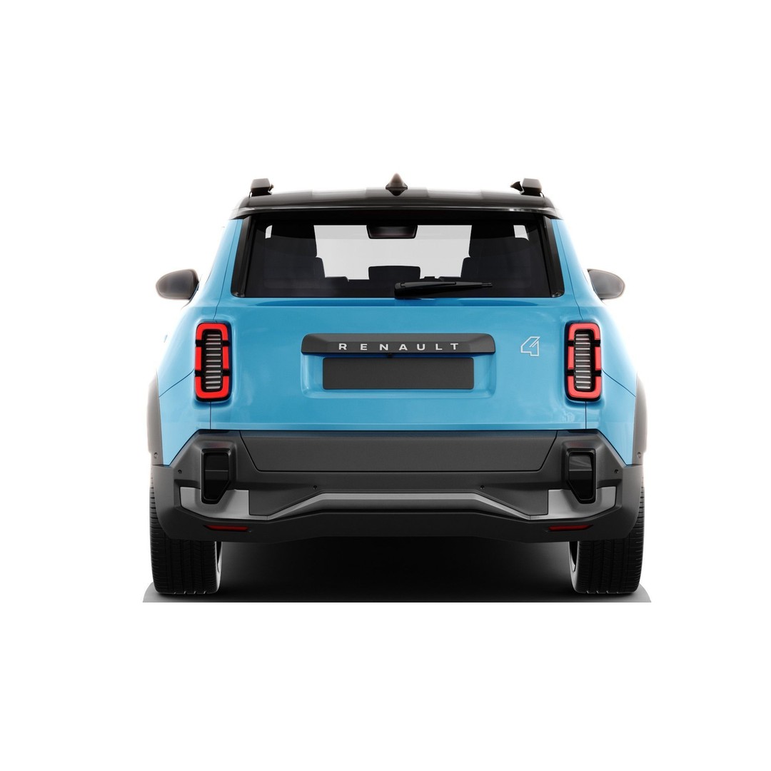 Renault 4 E-Tech 2026 3D Model – Detailed SUV with Interior, FBX & OBJ - View 7