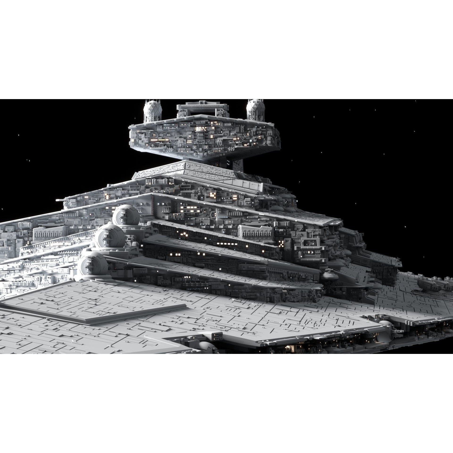 Star Wars Destroyer - Game-Ready 3D Model - View 10